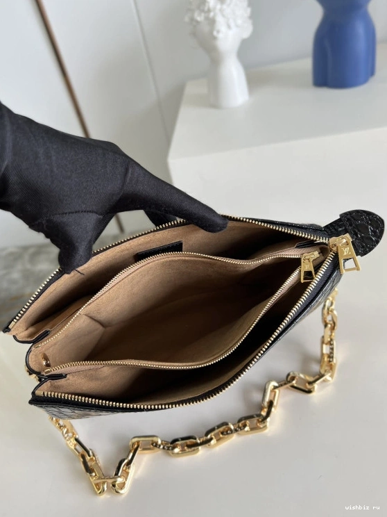 WIS LOUIS PM-26*20*12cm VUITTON COUSSIN 0123